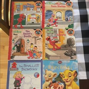 Sesame Street and Disney Children's Book Set
